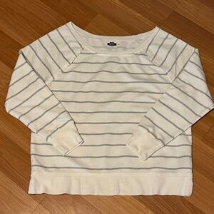 Aerie Women's Oversized Striped Sweater, Size L